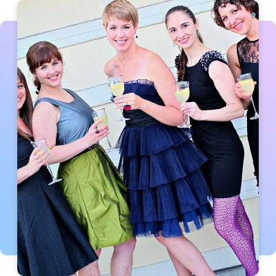 Cocktail party and dinner party wear